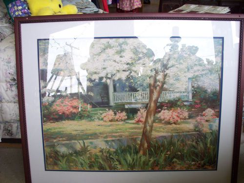 Print, Double Matted, Wood Frame Large 40&#034; x 32 &#034; from Closed Restaurant 1 of 6