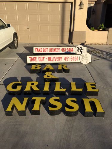 Resturant LED signs, With Letters, New Tables And Chairs/ LAS VEGAS NEVADA