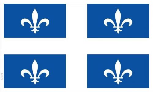 bc072 FLAG OF QUEBEC (Wall Banner Only)