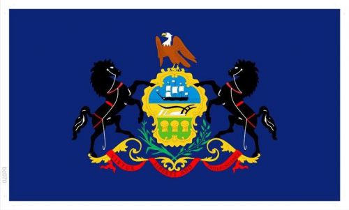 bc070 FLAG OF PENNSYLVANIA (Wall Banner Only)