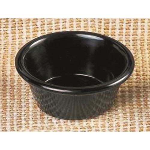 1 DZ 2.5 oz Smooth Melamine Ramekin Ramekins BLACK 2.5OZ ML536BL NSF NEW