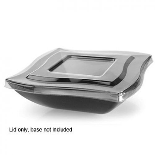 164-L Wavetrends Clear 64 oz. Flat Lid-48 pcs
