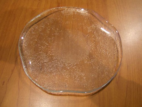 Galeo Pattern Salad Plate Clear Glass 8 3/4&#034; Cardinal International Case or 24