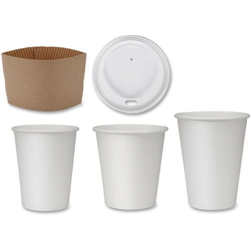 Genuine joe polyurethane-lined disposable hot cups - 12 oz - 50/carton (19047ct) for sale