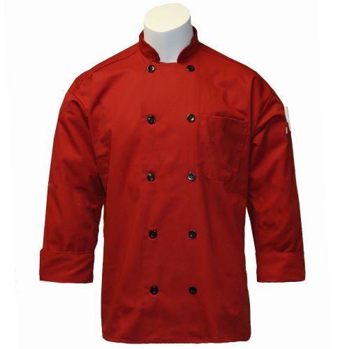 Chef Coat/Jacket - Red Long Sleeves- NWT - XL Uncommon Threads