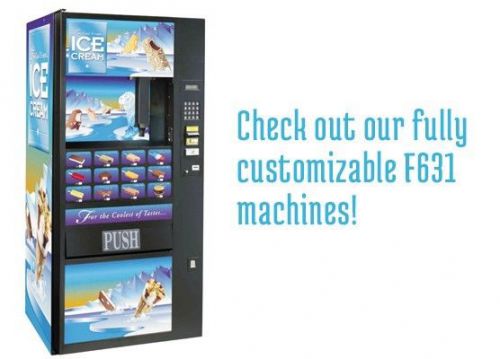 Fast corp f631 ice cream/frozen food vending machine for sale