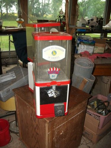 Vintage komet candy gumball vending machines/dispenser 5 cent for sale