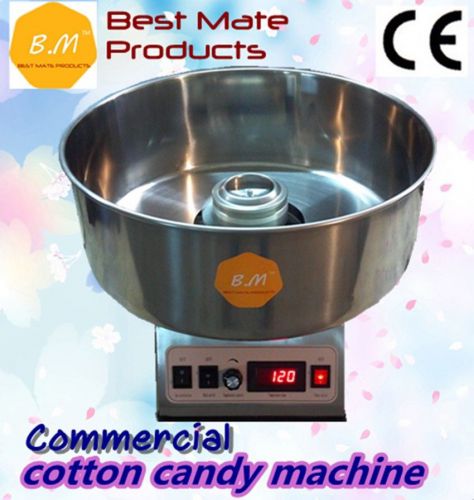 New electric commercial cotton candy floss maker machine party coffeestore booth for sale