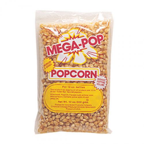Popcorn Portion Packs Kit Mega Pop 12 oz 2037 Kernels &amp; Flavacol Salt 1cs (36pk)