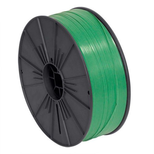 Box Partners 5/32&#034;x7000&#039; Green Plastic Twist Tie Spool. Sold as 1 Per Case