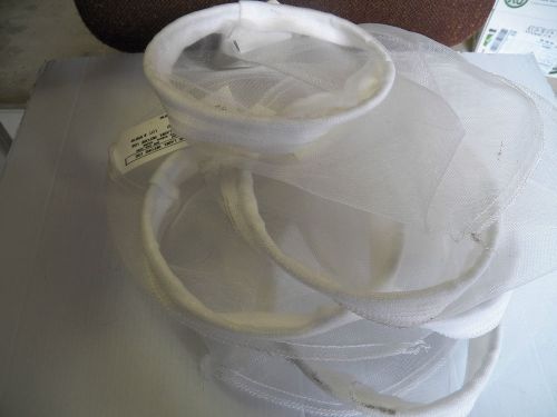 New lot of 6 fsi micron bag sack filter bpm0800p1sx-12 7&#034; dia 11&#034; depth for sale