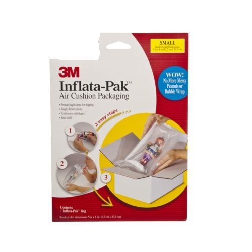 3M Inflata-Pak Air Cushion Packaging Small Bag 8&#034; x 5&#034; Protect fragile items