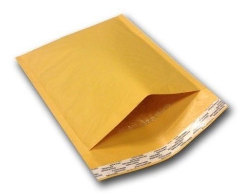 25 #00 kraft bubble envelopes mailers bags 5&#034; x 10&#034; self seal by kraftair for sale