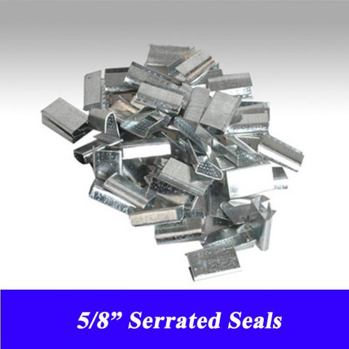 100pcs. Polyester Strapping Serrated Seals for Width 5/8&#034; Length 1&#034; Straps