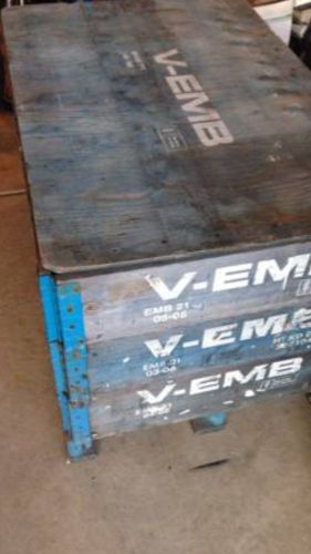 3 Volvo V-EMB Foldable Modular Wood Crates Containers Pallets