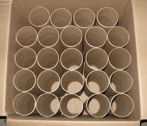 3&#034; X 12&#034; Staples Kraft MAILING TUBES 24 Pcs w/White End Caps NEW FREE SHIPPING