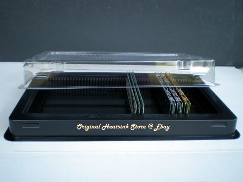 Memory anti static tray holder case for pc ddr1-ddr2-ddr3 dimm 2 - fits 100 new for sale