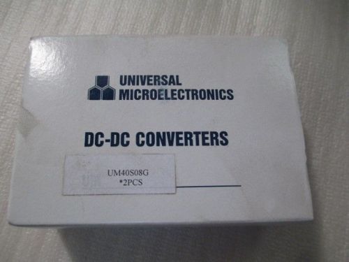 UNIVERSAL MICRO ELECTRONICS UM40S08G *2PCS DC-DC CONVERTERS 40W 7.5VDC