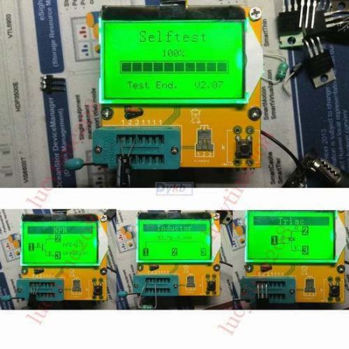 12864lcd esr meter digital transistor tester diode triode capacitance inductance for sale