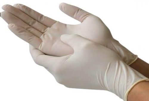 GLOVES LATEX POWDER FREE SYNTHETIC VINYL DR EXAM HYGIENE FOOD RESTAURANT Large