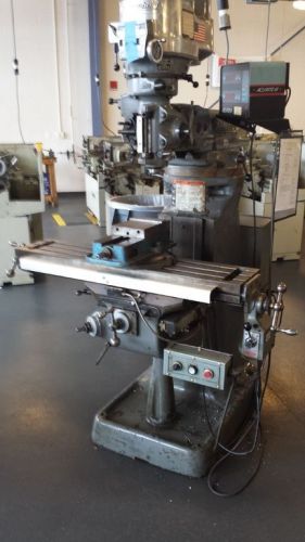 Late model  bridgeport milling machne 2 hp  variable speed usa machine for sale