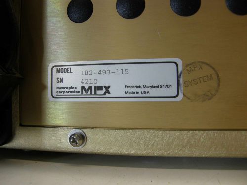 Metraplex mpx satelite equipment 182-493-115 for sale