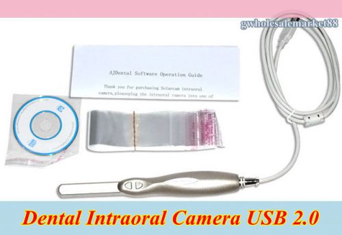 Dental intraoral intra oral camera usb 2.0 dynamic 4 mega pixels 6-led fda new01 for sale