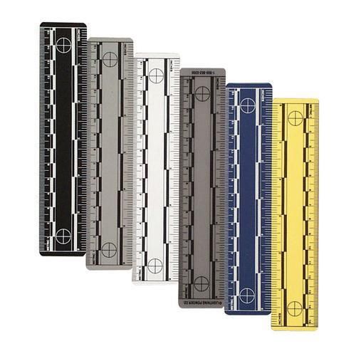 Safariland assorted 6&#034; rulers, pack of 12 #6-3815 for sale