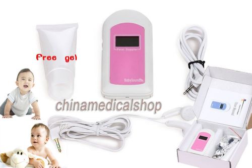 Pocket Prenatal Fetal Doppler, Baby Heart beat Monitor, LCD,Free GEL US seller