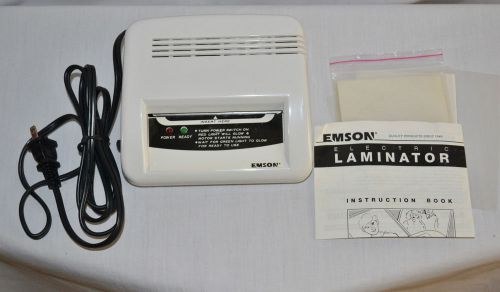Emerson Electric Laminator - Model 2291 - with Laminate Sheets &amp; Instructions