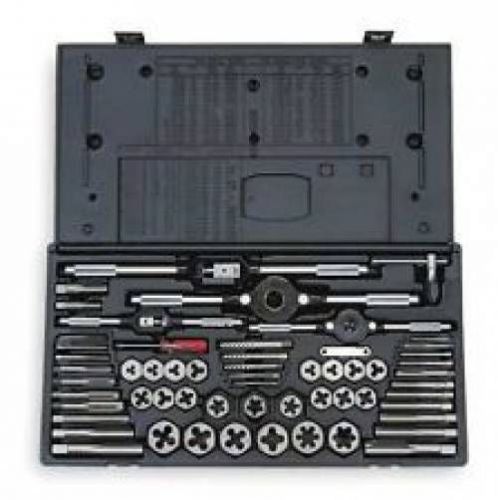 VERMONT AMERICAN 21739 Tap and Die Set,Carbon Steel,58 Pcs