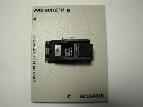 MicroChip Pro Mate II; AC164018; PIC16CXX 20 LEAD SSOP Socket Module