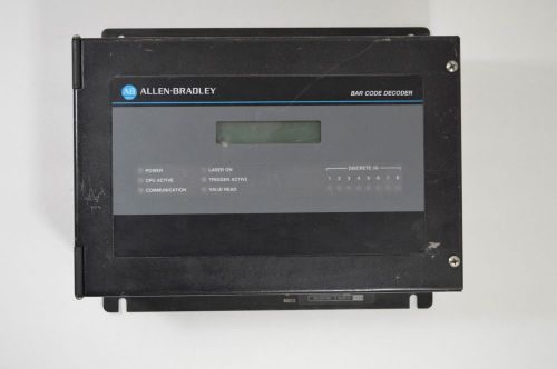 ALLEN BRADLEY DECODER SINGLE FOR BAR CODE SYSTEM WMANUALCORD 2755-DS4A