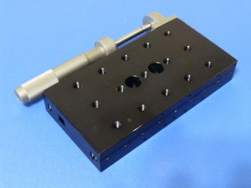 Newport M-443 Precision Linear Translation Stage w/ SM-50 Micrometer, Metric