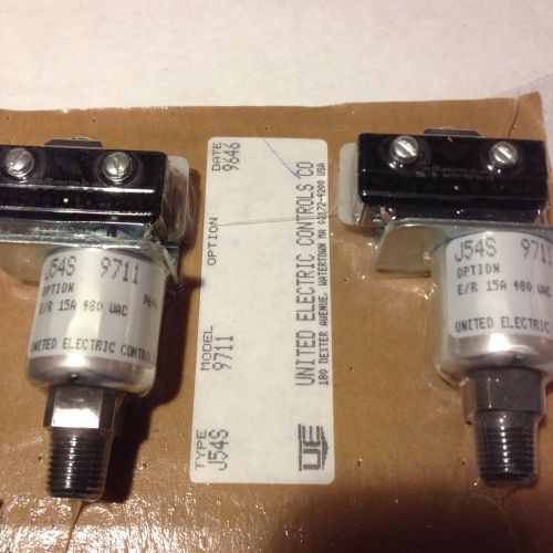 New united electric controls pressure switch  j54s  9711 for sale