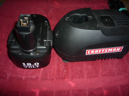 Craftsman 18V Battery Pack and Charger BP1815A01 &amp; C1815A005
