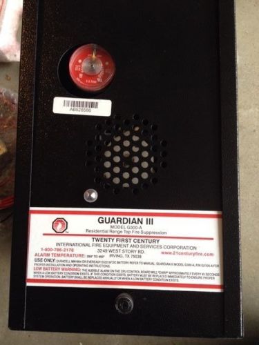 Guardian III Fire Suppression System Model G300-A
