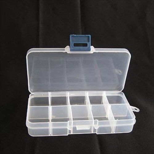 Plastic 5&#034; Jewelry Storage Travel Box Case Organizer