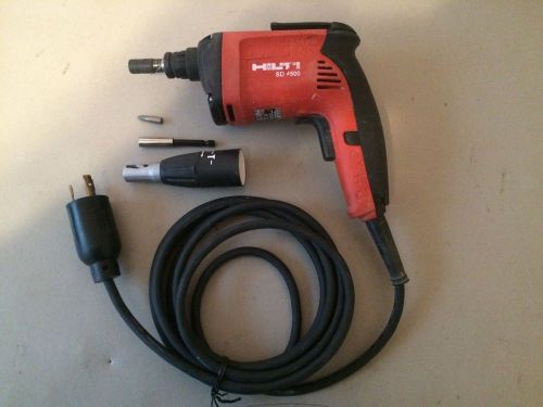 Hilti sd4500 screwdriver with new 12 foot  twist lock cord. for sale