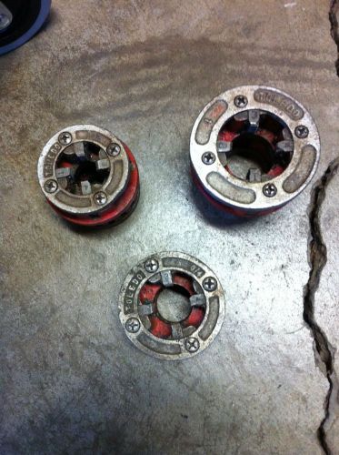 Toledo 1/2&#034; 3/4&#034; and 1&#034; npt pipe threader drop in die head for sale