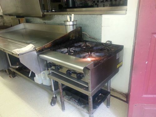 Commercial 4 Burner Gas Stove (Table Top)