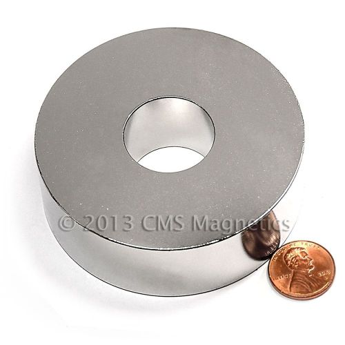 Neodymium Ring Magnet N45 3&#034;OD x 1&#034;ID x 1&#034;H Strong NdFeB Rare Earth Magnets Lot1