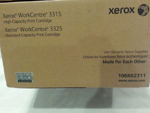 Genuine Xerox Standard Capacity Toner Cartridge - Black - Laser