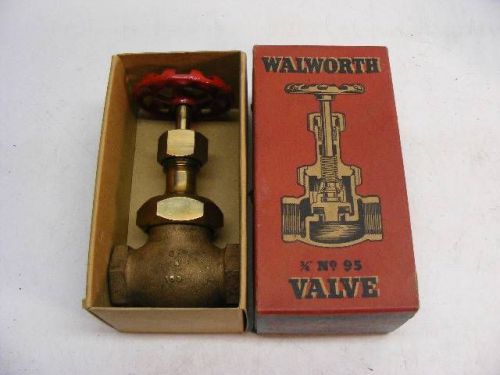 Vtg NOS Walworth Bronze 3/4&#034; No. 95 Valve