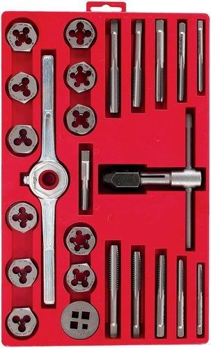 Vermont american 21768 tap and die set, red, 25-piece for sale