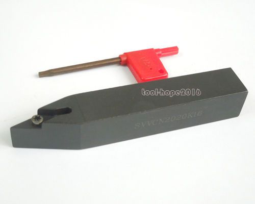 Indexable turning tool holder svvcn2020k16 boring bar 72.5 degree for cnc lathe for sale