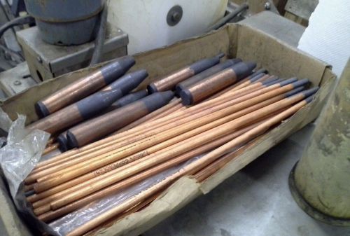 Arcair copperclad gouging rods  partial box lot: 44-3/8&#034;, 28 1/4&#034;, 8 1/2&#034;. for sale