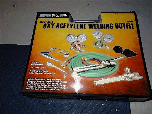ring welding for sale, Chicago electric heavy duty oxygen and acetylene welding outfit kit
