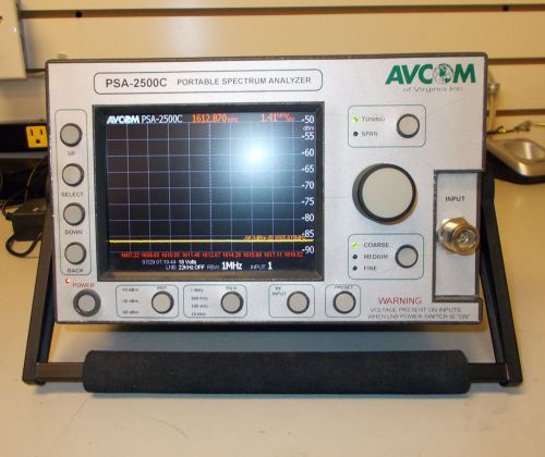 Avcom PSA-2500C Portable Spectrum Analyzer