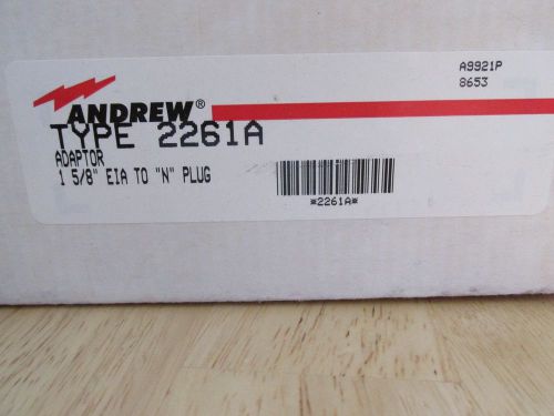 Andrew type 2261a 1 5/8&#034; to &#034;n&#034; rf connector for sale